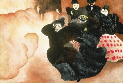 大约1894年的大风 作者 费利克斯·爱德华·瓦洛顿