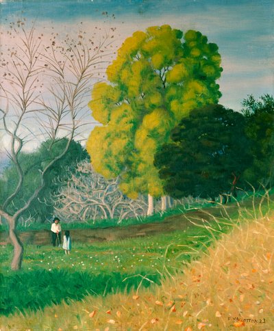 绿树，卡涅，1924年 作者 费利克斯·爱德华·瓦洛顿