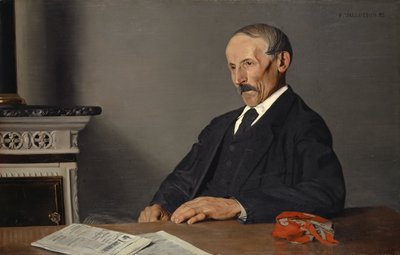 老门房》，1893年。 作者 费利克斯·爱德华·瓦洛顿