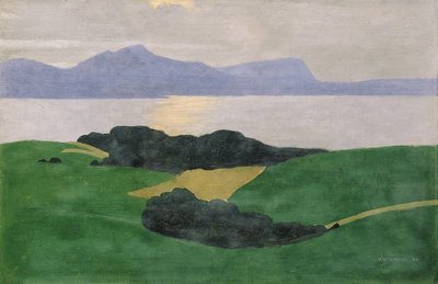 萨勒夫和湖，1900年 作者 费利克斯·爱德华·瓦洛顿