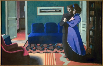 Felix Vallotton (1865-1925) (ec.suiss) 1899 年苏黎世美术馆的访问绘画 作者 费利克斯·爱德华·瓦洛顿