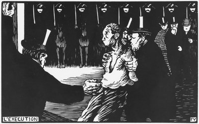 执行，1894年 作者 费利克斯·爱德华·瓦洛顿