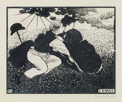“ Emoi，1894年 作者 费利克斯·爱德华·瓦洛顿