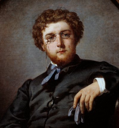 Portrait of George Bizet (1838-1875), French composer. Detail of the Painting by Felix Henri Giacomotti (1828-1909). Paris, Musee Carnavalet. 作者 菲利克斯·亨利·贾科莫蒂