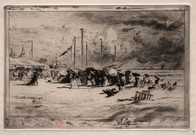 1874年，特鲁维尔（Trouville）的一个小队。 作者 菲利克斯·希拉勒·布霍特