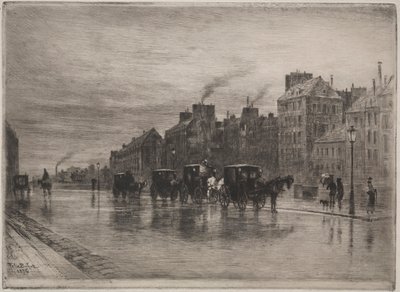 1876年，在Quai de LHotel-Dieu上的一个冬季早晨。 作者 菲利克斯·希拉勒·布霍特