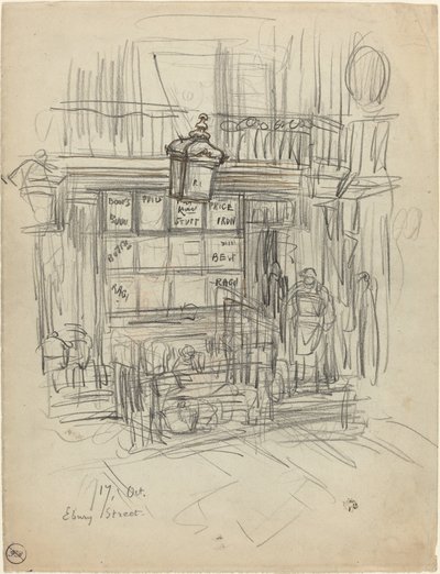 Ebury街，1876或1879年。 作者 菲利克斯·希拉勒·布霍特