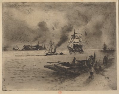 格雷夫森德的环境，1883年。 作者 菲利克斯·希拉勒·布霍特