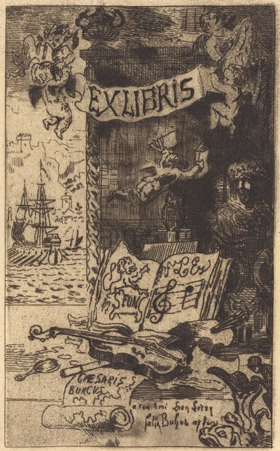 Ex-libris de Léon Lerey Leon Lerey的书信，18751877。 作者 菲利克斯·希拉勒·布霍特