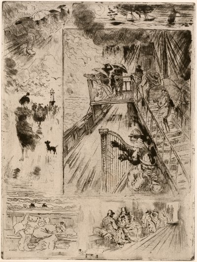 La Traversée The Passage, 1879-1885. 作者 菲利克斯·希拉勒·布霍特
