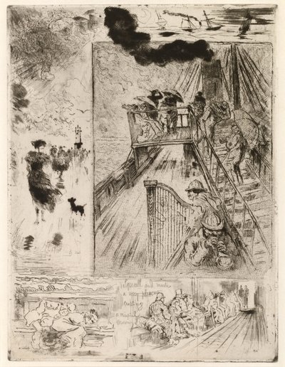La Traversee The Passage, 1879-1885. 作者 菲利克斯·希拉勒·布霍特