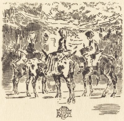 Les Petits Anes de Luchon, 1873. 作者 菲利克斯·希拉勒·布霍特