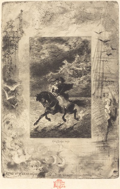 雷诺和赫尔曼加德，1879-1880。 作者 菲利克斯·希拉勒·布霍特