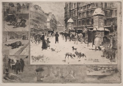 1879年，巴黎冬季。 作者 菲利克斯·希拉勒·布霍特