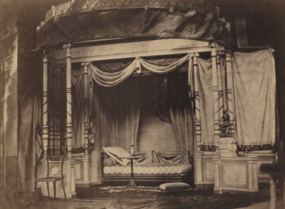 1855 年巴黎万国博览会卧室展品,1855 年（照片） 作者 菲利克斯·雅克·安托万·穆兰