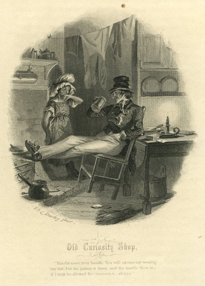 Old Curiosity Shop  -  The Marchioness和Swiveller先生 作者 费利克斯·奥克塔维斯·卡尔·达利