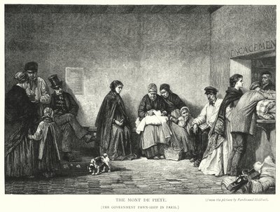 The Mont de Piete, the Government Pawn-Shop in Paris (engraving) 作者 费迪南德（后）希尔伯特