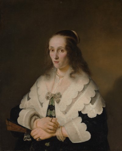 女人的画像，1642年。 作者 费迪南德·波尔