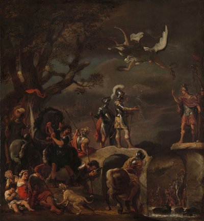 对被拆迁人桥克劳迪奥民事和Quintus的Petillius谷物之间的和平谈判，1658年至1662年 作者 费迪南德·波尔