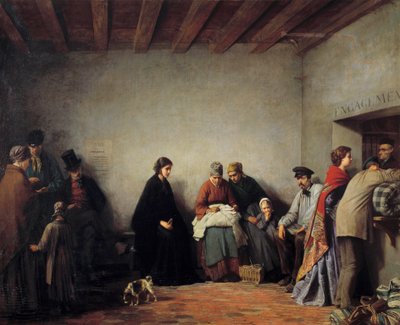 彼特山。 Ferdinand Heilbuth 的绘画 (1826 - 1889) 作者 Ferdinand Heilbuth