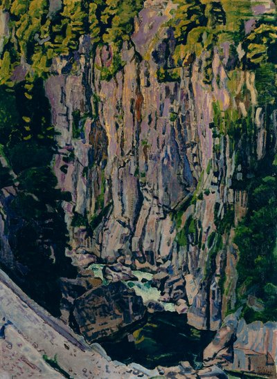 Aareschlucht 作者 费迪南德·霍德勒