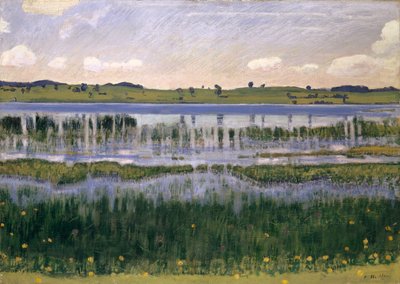 LakeBurgäschi湖 作者 费迪南德·霍德勒