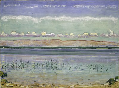 日内瓦湖与汝拉山，1911年 作者 费迪南德·霍德勒