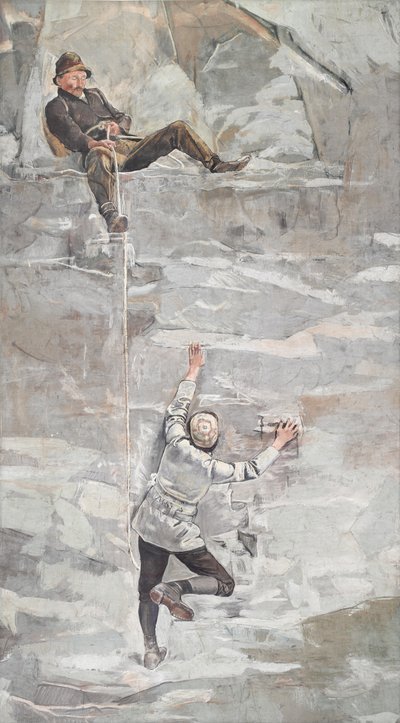 攀登，1894年。 作者 费迪南德·霍德勒