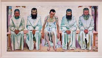 厌倦了生活，约 1893 年（布面油画） 作者 费迪南德·霍德勒