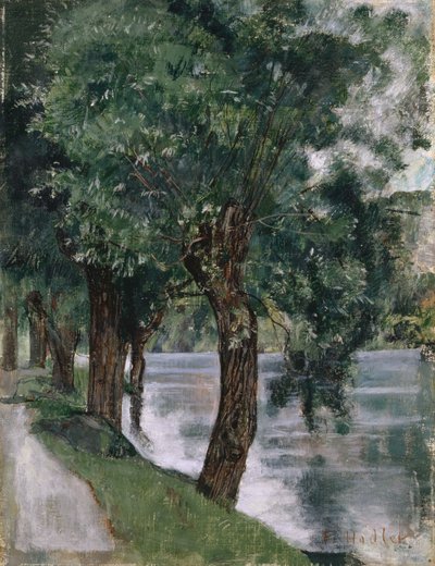 柳树的柳树，c.1885 作者 费迪南德·霍德勒