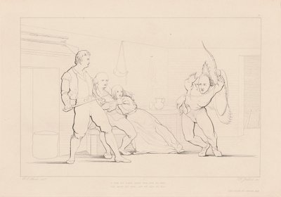 一个身影从黑暗中冲出 作者 乔治·埃尔加·希克斯（George Elgar Hicks）之后的费迪南德·朱伯特