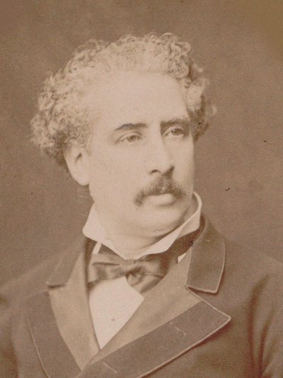 作曲家奥利维尔-梅特拉的肖像，1830-1889年，1870年。 作者 Ferdinand Mulnier