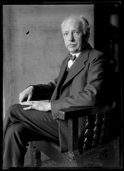 理查德-施特劳斯（1864-1949）的照片 作者 费迪南德·舒穆策