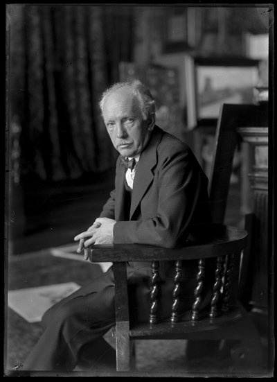 理查德-施特劳斯（1864-1949）的照片 作者 费迪南德·舒穆策