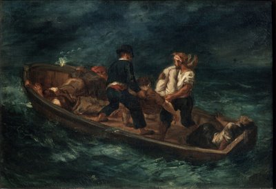 沉船事故后，1847年 作者 费迪南德·维克多·尤金·德拉克罗瓦