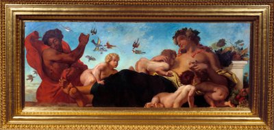 Agriculture A mother breastfeeding her children. Painting by Eugene Delacroix (1798-1863) 作者 费迪南德·维克多·尤金·德拉克罗瓦