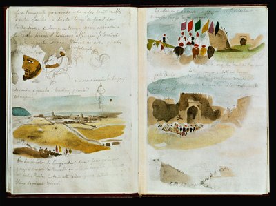 Carnets marocains - Arrivee a Meknes ... 作者 费迪南德·维克多·尤金·德拉克罗瓦