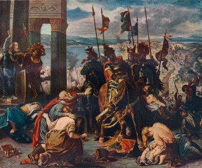 十字军进入君士坦丁堡，1840年，1911年 作者 Ferdinand Victor Eugene Delacroix