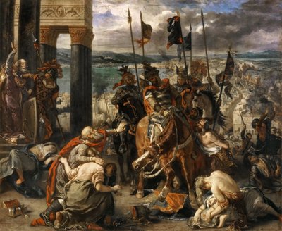 十字军进入君士坦丁堡 作者 Ferdinand Victor Eugene Delacroix