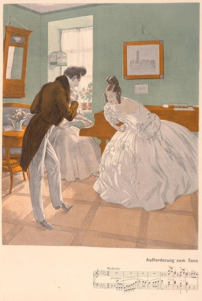 Reznicek，舞蹈邀请- 1906 作者 费迪南德·冯·雷兹尼切克