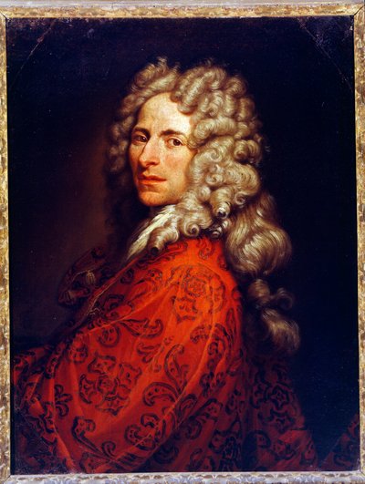 自画像，c.1680 作者 Ferdinando Galli Bibiena