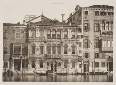 大运河格里马尼宫，1891年 作者 费迪南多·翁加尼亚