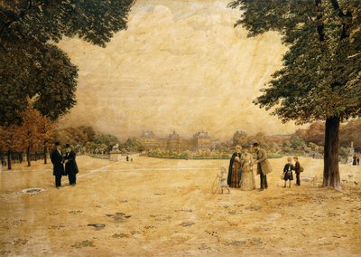 巴黎植物园（Jardin des Plantes），巴黎，1904年 作者 费尔南德·奥古斯特·贝斯尼尔