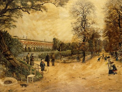 卢森堡花园，巴黎，1904年 作者 费尔南德·奥古斯特·贝斯尼尔