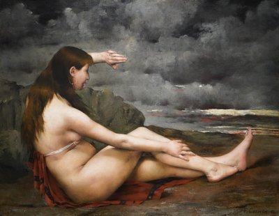 看海的女孩 作者 费尔南德·科尔蒙（Fernand Cormon）