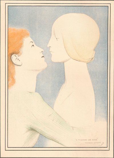 Travers Les Ages，大约1895年 作者 费尔南德·科诺普夫