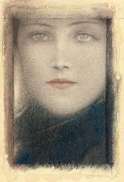 女人的头，约1910年 作者 费尔南德·科诺普夫