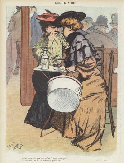 笑的插图 作者 Fernand Louis Gottlob