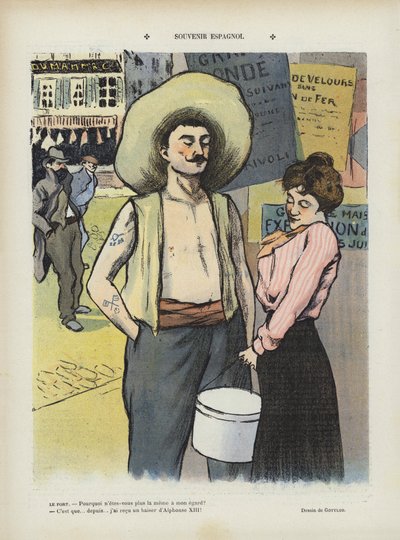 笑的插图 作者 Fernand Louis Gottlob