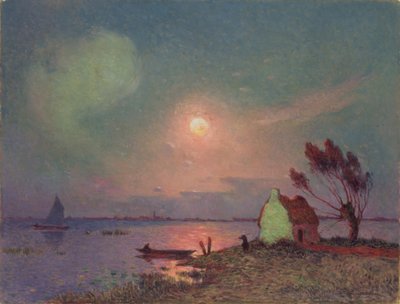 Hazy Sunlight，Brittany，c.1915 作者 费尔南德·洛延·杜普伊戈多